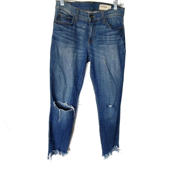 Pistola | Distressed Raw Hem Jeans - Picture 1 of 4